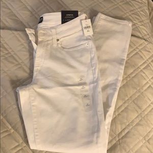 Gap WHITE curvy true skinny denim